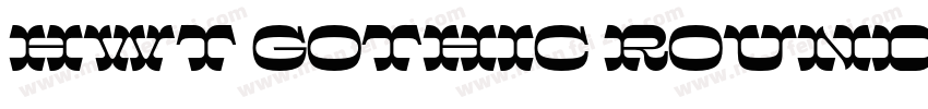 hwt gothic round字体转换